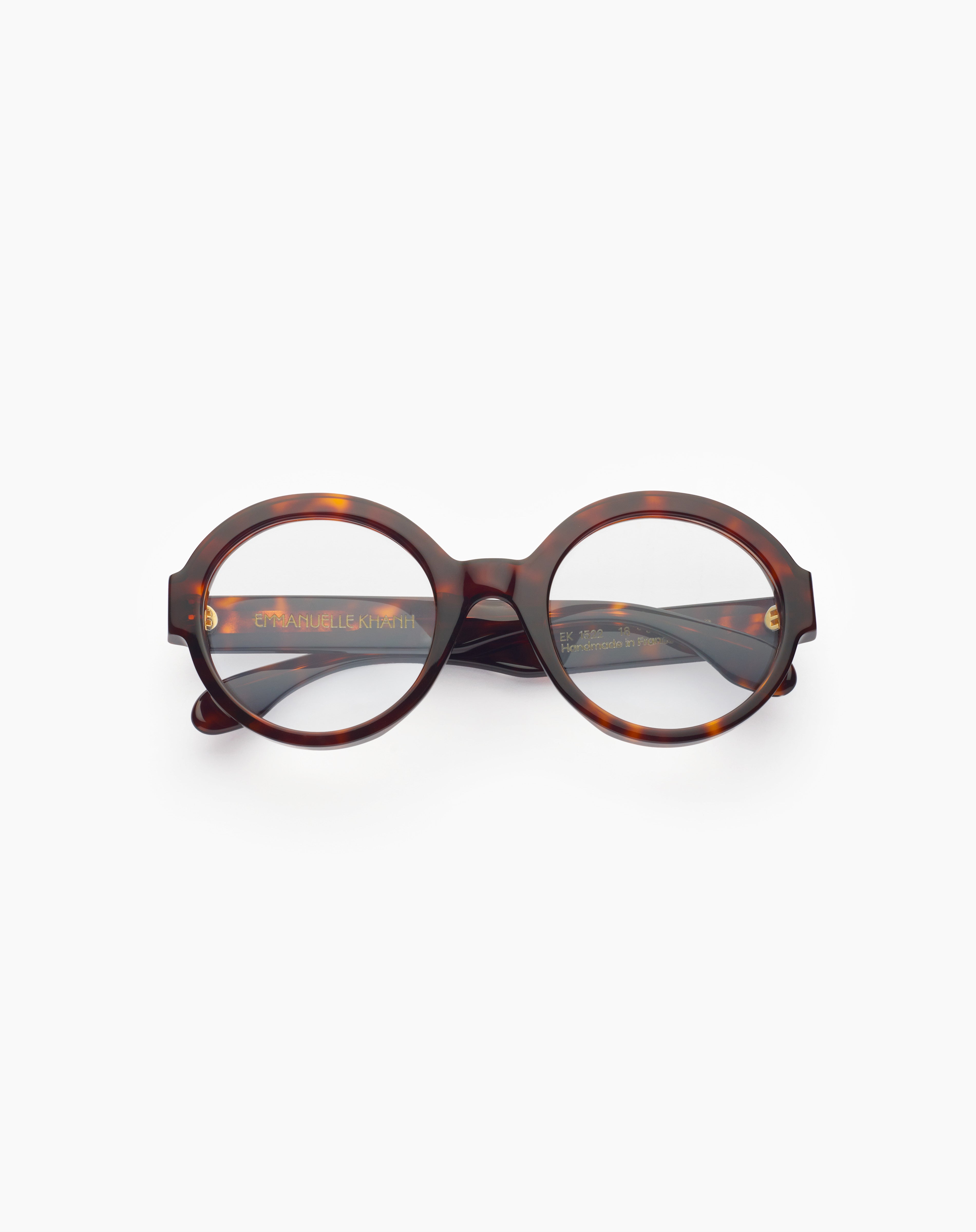 Lunettes de vue ronde en acetate 2 Emmanuelle Khanh